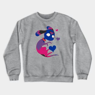 Ghost Puppy Pride - Bisexual Crewneck Sweatshirt